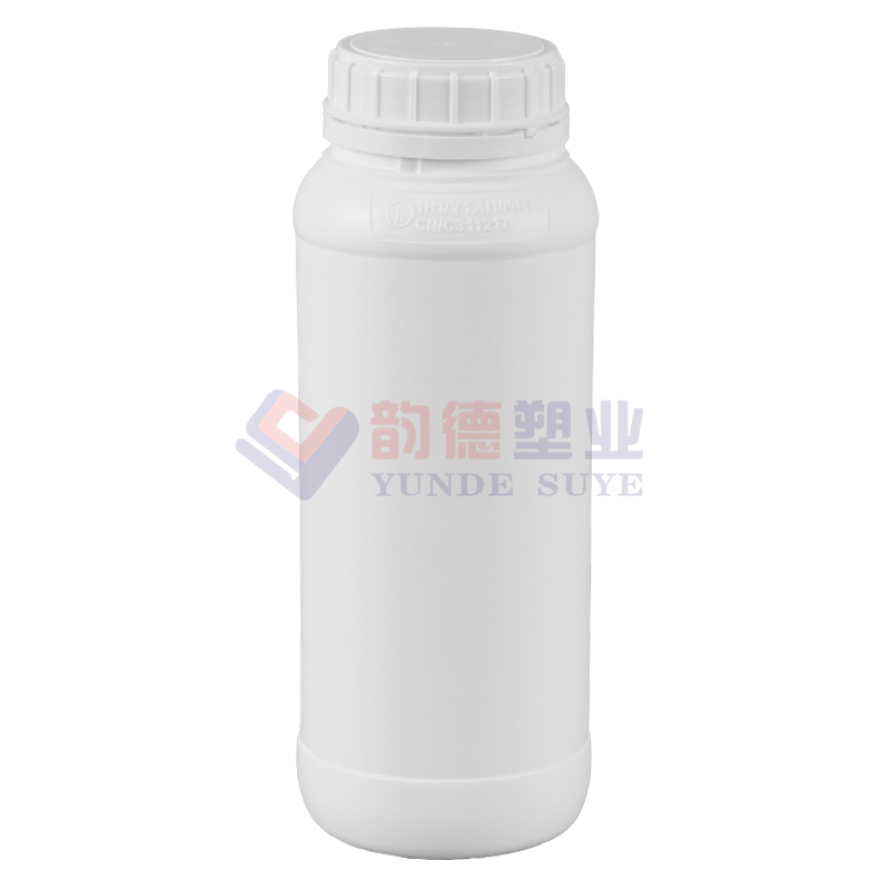 Bottiglie rotonde di fluoruro chimico bianco puro addensato 1L-07