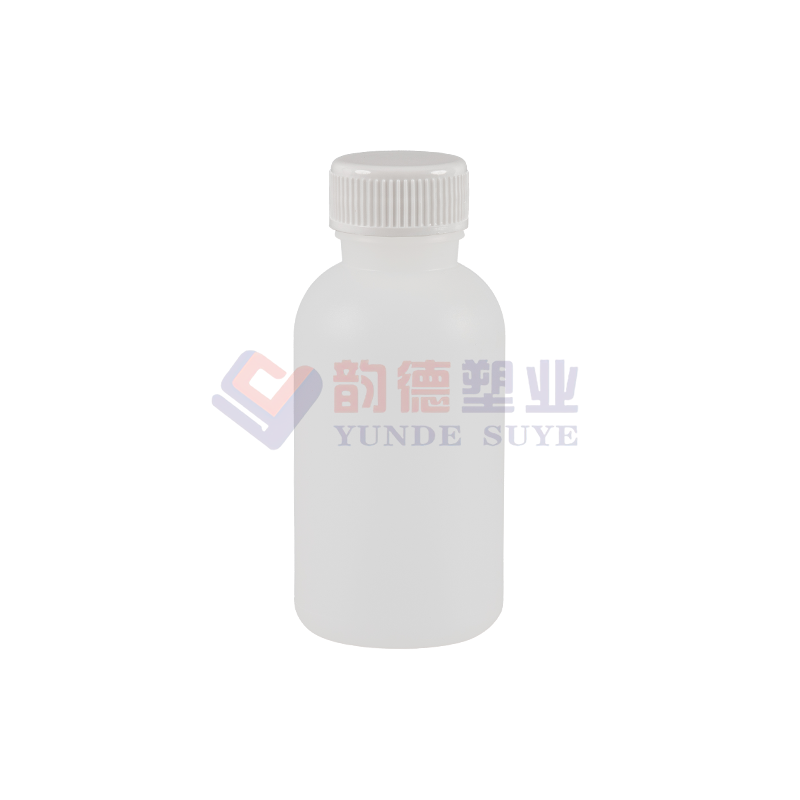 Bottiglia rotonda in HDPE addensato per prodotti chimici con tappo in PP 100 ml-01（A）